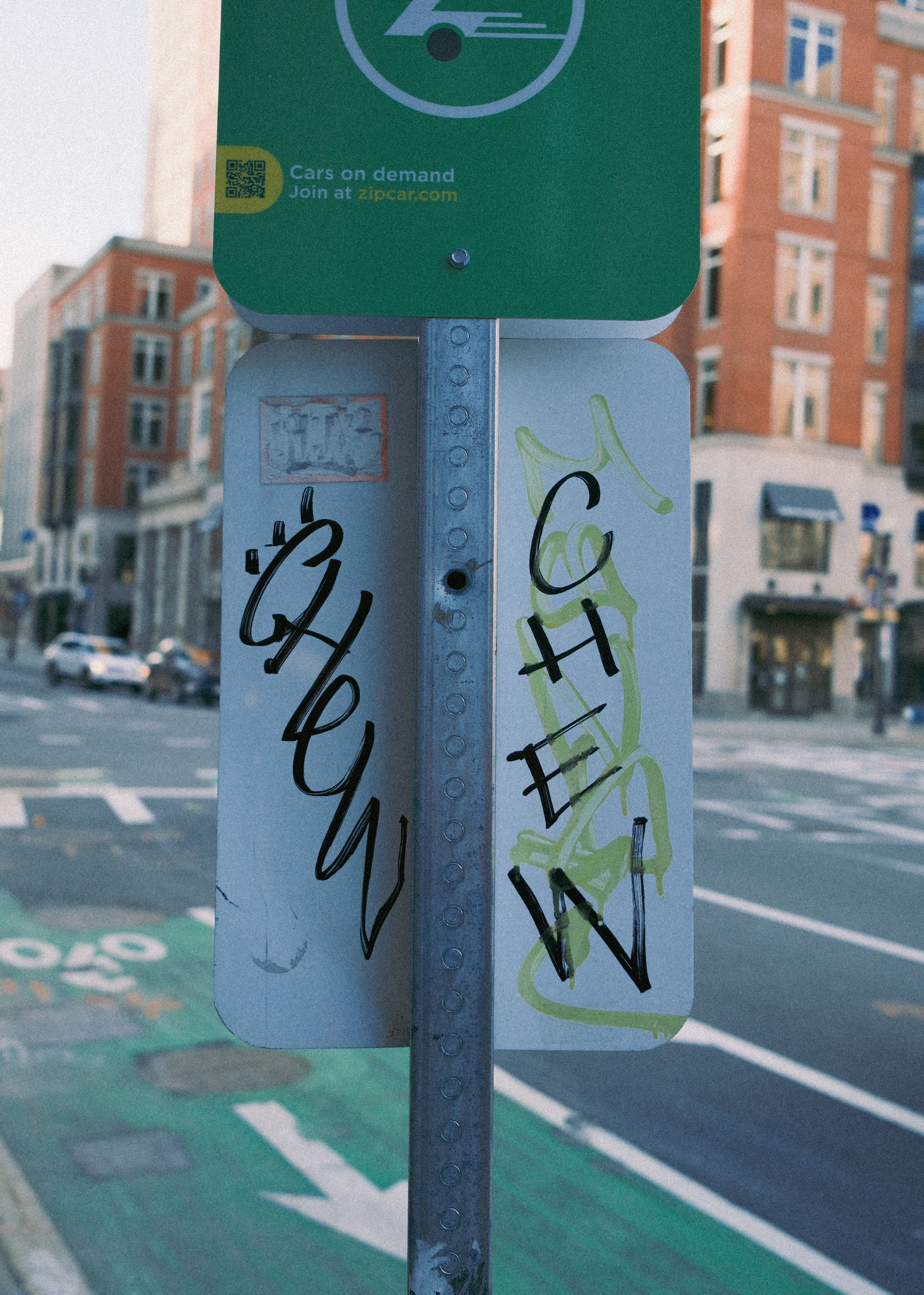 Graffiti piece on an urban wall