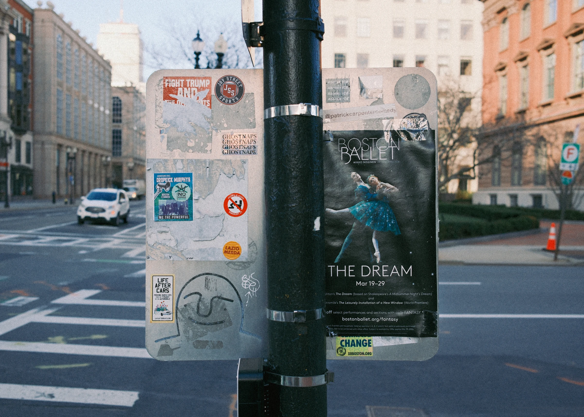 Spray-painted street art