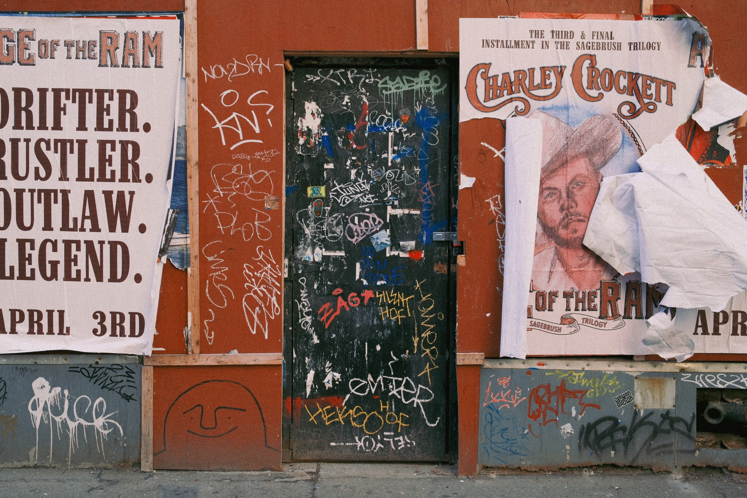Graffiti mural on a Boston wall